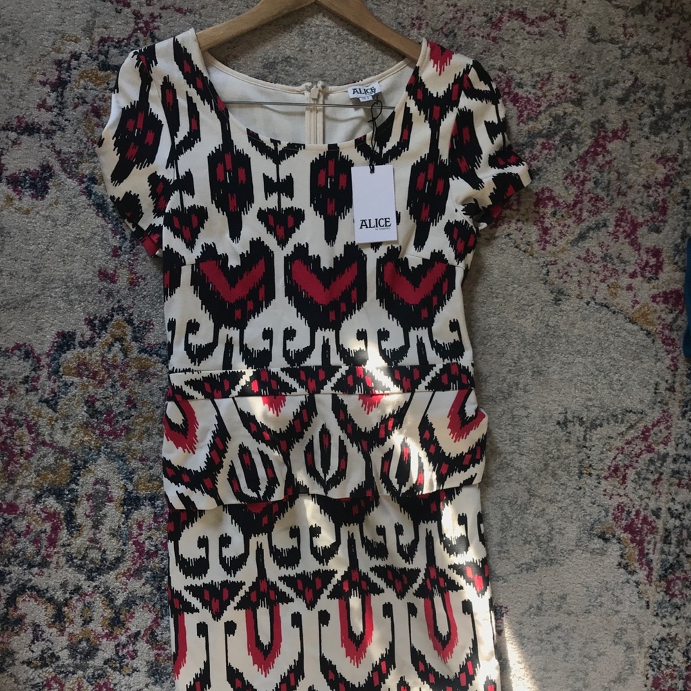 Ikat pattern Alice Temperley dress ASO Pippa Middleton - Picture 2 of 4